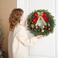 thumbnail image 7 of Casafield 24 Inch Artificial Green Fir Christmas Wreath Indoor/Outdoor Holiday Décor, 7 of 7