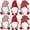 6PCS, variant on Dalrosia 3PCS Christmas Silverware Holder Pockets,Swedish Santa Gnomes Cutlery Holders, Tableware Spoons Forks Storage Bag for Christmas Table Decorations