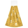 thumbnail image 2 of 2PCS Velcro Hangable Hand Towels Quick-Drying Hanging Kitchen Towels for Kitchen & Bathroom Honey Jars and Bees Pattern, 2 of 7