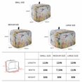 thumbnail image 6 of Spring Floral Toaster Cover 2 Slice, Pastoral Rustic Hummingbird Botanical Dustproof Bakeware Oven Protector with Top Hook, Waterproof Small Kitchen Appliance Toasters Dust Cover, 12"x7.5"x8", 6 of 9