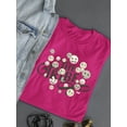 thumbnail image 3 of The Tribe - Vintage Emoji Crew Unity Graphic Women's T-shirt, 3 of 4