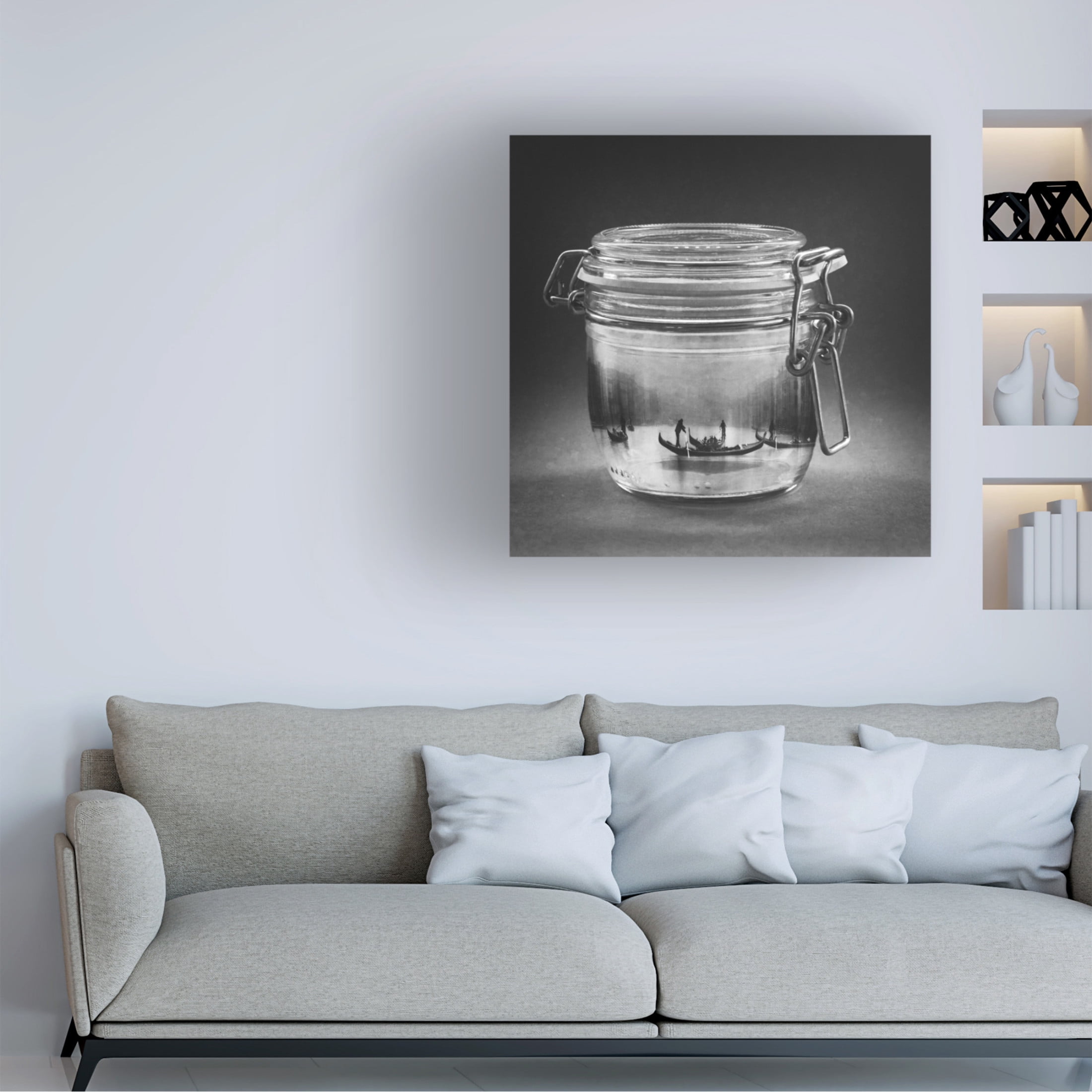 Canvas Wall Art - Roswitha Schleicher-Schwarz 'Holyday Conserve' Wall Art for Living Room, Bedroom, or Office D?cor by Trademark Fine Art - 18 x 18 Inches