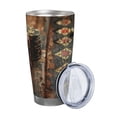 thumbnail image 2 of Balery Vintage Poker Chips Pattern 20oz Insulated Car Cup with Dual Drink Lids, Stainless Steel Travel Mug Eco-Friendly and Leak-Proof-Without Straw, 2 of 8