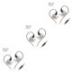 thumbnail image 5 of Monstrate CCA CA2 Dynamic HIFI Bass Auriculares Auriculares One ForEar Auriculares Auriculares deportivos con cancelación de ruido Type2 NO2, 5 of 6