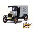thumbnail image 1 of Diecast Car & Mechanic Set Package - 1925 Ford Model T Paddy Wagon with Ford Logo, Silver - Motor Max 79329PTM - 1/24 Scale Diecast Model Toy Car w/Mechanic Set, 1 of 3