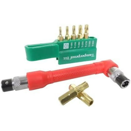 

Vehicle and Appliance Off Set Tamperproof Star Bit Set (9 Piece w/ Belt Clip)