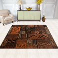thumbnail image 2 of Yayeee Area Rugs for Living Room 5.2'x4' Non Slip Washable Bedroom Floor Carpet, Abstract Tribal Pattern, 2 of 5
