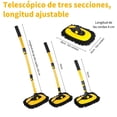 thumbnail image 3 of Cepillo para Lavar Carros Benanei Curvado 15° con Mango Largo y Poste Extensible 50-120 cm, 3 of 8