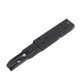 thumbnail image 4 of Eigraketly Soporte de estante plegable de tres pliegues, 2 uds., montaje en pared, soporte cargado por resorte, bisagra plegable de alta resistencia Herramientas y ferretería negro 8 pulgadas Eigraketly WJ3901-05B, 4 of 6