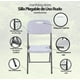 thumbnail image 2 of Set De 10 Sillas Plegables De Plastico Blancas Calibre .20 para Jardin Fiestas Eventos Marthing, 2 of 4