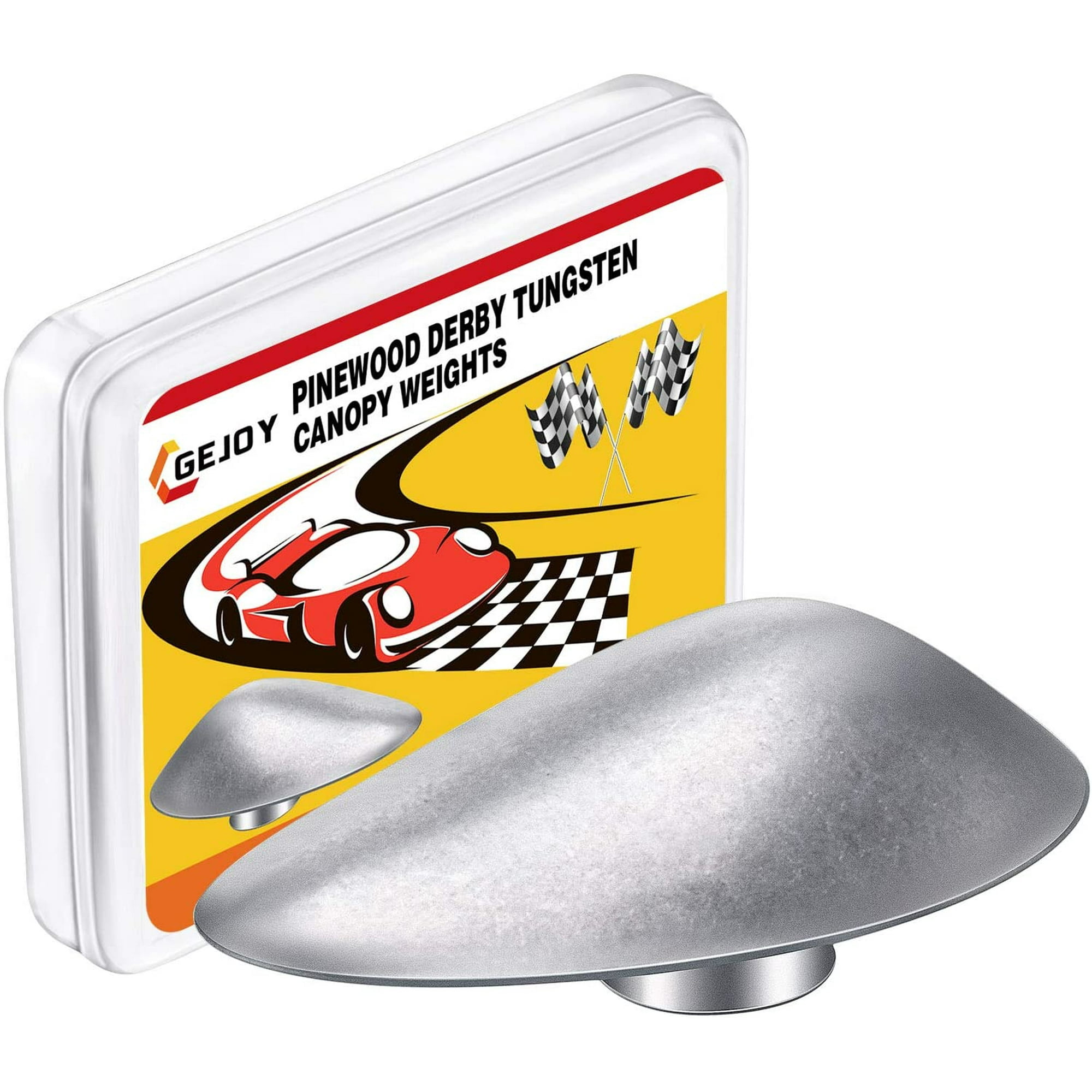 4 oz. Tungsten Weights Incremental Cylinders Car Incremental Tungsten  Weights Compatible with Pinewood Car Derby Weights to Optimize Your Car for  Speed, 3/8 Inches