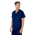 thumbnail image 3 of Landau Essentials Men's Classic Fit V-Neck Five Pocket Scrub Top, Style 7489, 3 of 4
