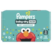 Pampers Baby Dry Diapers Size 3, 32 Count (Select for More Options)