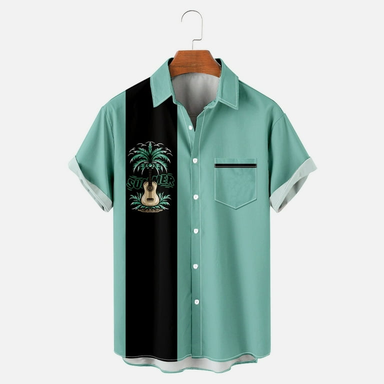 Green hotsell bowling shirt
