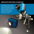 thumbnail image 3 of Master Elite Rechargeable Spray Gun Mount Color Match Light, 500 Lumen LED, CRI 95+ - Replicates Natural Sunlight, Illuminates Paint Surface Sprayed, Ensures Even Coverage - Automotive Repair Coating, 3 of 6