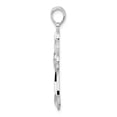 thumbnail image 2 of Finest Gold Sterling Silver Fancy Cut-Out Rounded Cross Pendant, 2 of 3