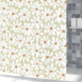 thumbnail image 5 of Tchckioa Boho Printed Shower Curtain,47x72 Inch Waterproof Hooks Bath Curtain Decor for Bathroom,Yellow, 5 of 6