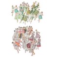 thumbnail image 4 of 2 Packs Vintage Decorative Stickers – Self Adhesive Retro Character Designs for Journals, Scrapbooks, Diaries, Calendars, and Photo Albums, 4 of 4