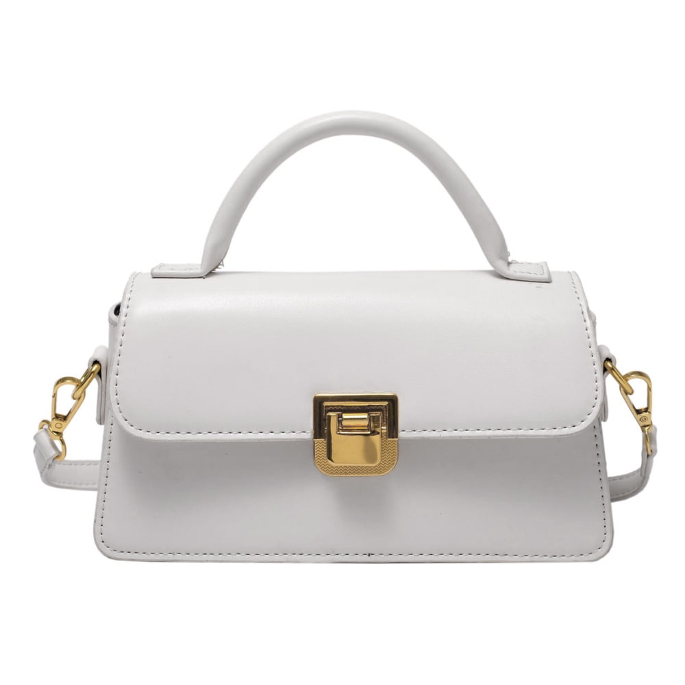 Rejolly Bolso Cruzado De Cuero Sintético: Lujo Silencioso Y Versátil Para La Mujer Moderna (Tamaño 20x7x11 Cm, Asa Superior)