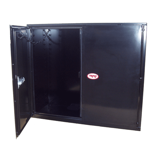 RKI RKIV483618-20 48 x 36 x 18 in. Steel Vertical Box with Overlapping Doors, Black