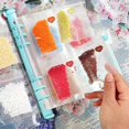 thumbnail image 5 of Juego de etiquetas adhesivas con forma de corazón, pegatinas de números de colores, pegatinas para cajas de almacenamiento con diseño de diamante B, 5 of 5