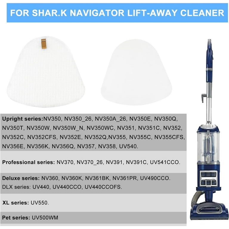 Ricambi Shark NV350 NV370 Set Di 2 Filtri (schiuma Feltro) Per Aspirapolvere Shark Navigator Lift Away NV350, NV370, XFF350 Filtro Gasolio Nissan Qashqai - Foto 11
