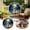 White, variant on Acrylic Suncatcher Puzzle Sunset Beach,DIY Window Hanging Decor,Stained Glass Style Ornament,8 Inch Round Nature Themed Jigsaw for Adults, Home Garden Decor, Aurora Lover Gift (White)