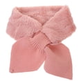 thumbnail image 1 of Bufanda cálida para mujer, bufanda tejida de felpa, bufanda con cuello, bufanda cruzada cálida para invierno, bufanda de felpa para mujer, 1 of 6