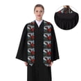 thumbnail image 4 of Fuzoiu Majestic Red Dragon Print Graduation Sash,Graduation Stole,Unisex Adult Graduation Stole Shawl 91" Long,for Academic Commencements Shawl-Flattened, 4 of 7