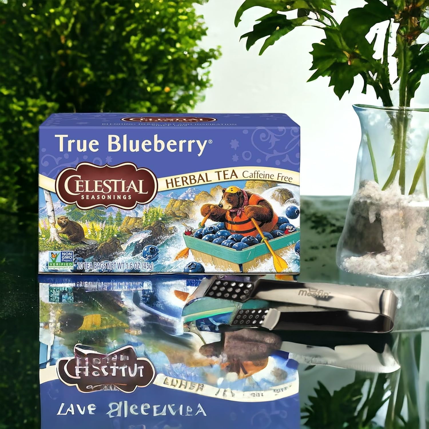 Celestial Seasonings True Blueberry Herbal Tea Bags, 20 Ct Pack Of 6