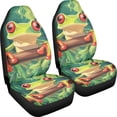 thumbnail image 3 of XYZCANDO Frog Pattern Car Seat Covers Easy to Install Comfortable Car Front Seat Covers Interior SUV Front Seats, Decorative Waterproof Auto Sedan, 3 of 10