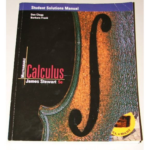Pre-Owned Student Solutions Manual for Stewart's Multivariable Calculus, 5th Edition Paperback