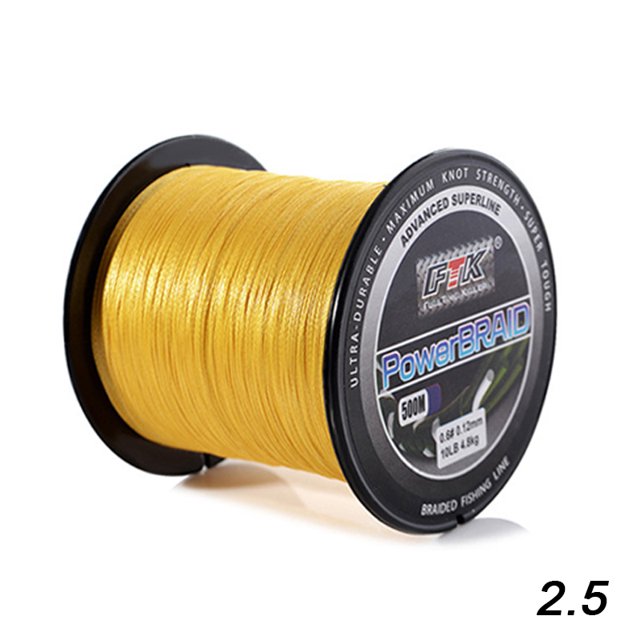 CAROOTU Braided Fishing Line 4 Strands Strong Multifilament PE Fishing Line Abrasion Resistant Line for Saltwater Freshwater