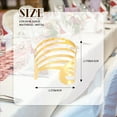 thumbnail image 6 of 10Pcs Hotel Ring Holder Metal Buckle Christmas Wedding Gold Dinner Table Decoration, 6 of 6