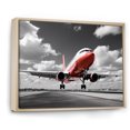 thumbnail image 2 of Designart "Grey Dreams of Flight" Transportation Floater Framed Canvas Print, 2 of 7