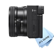 Sony a6400 Mirrorless Camera with 16-50mm Lens + 64GB Memory + Stabilizing Grip + Software Pack +More (Value Bundle)-(International Model) (International Version)