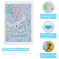 thumbnail image 3 of Diamond Art Kits for Adults Cinnamoroll Diamond Art Gem Art Painting Full Drill Round Art Gem Painting Kit for Home Wall Decor Gifts 8"x12", 3 of 7