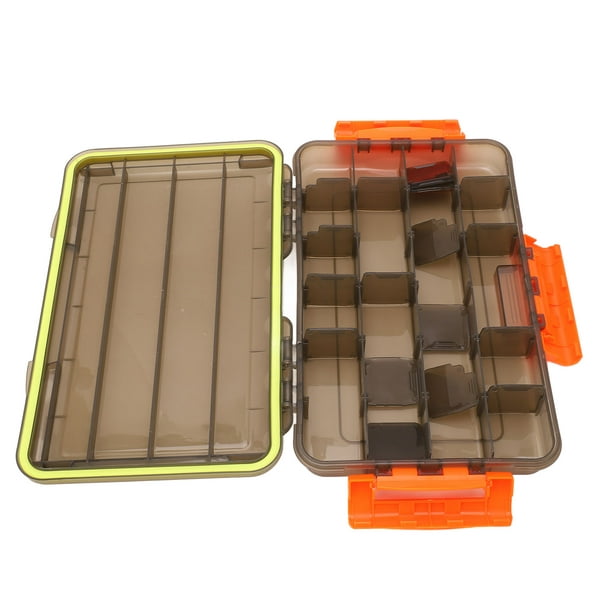 Fishing Tackle Box, Large Capacity Eco Friendly Fishing Lure Storage Case  Plastic With Insert For Outdoor 