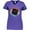 Purple, variant on Inktastic Turn Table Record Player Retro Women's V-Neck T-Shirt
