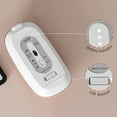 thumbnail image 5 of Uciefy Wireless Mouse Rechargeable Optical Mouse Slim Silent Mouse with USB Receiver Rose Gold, 5 of 7