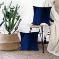 thumbnail image 5 of LALILO Throw Pillow Covers Dark Blue Velvet Satin Birthday Cell Cushion Cover 18" x 18", 2 Pack, 5 of 6