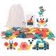 thumbnail image 5 of Juego de rompecabezas de madera colorido Tangram bebé Montessori juguetes educativos Ndcxsfigh Nuevos Originales, 5 of 8