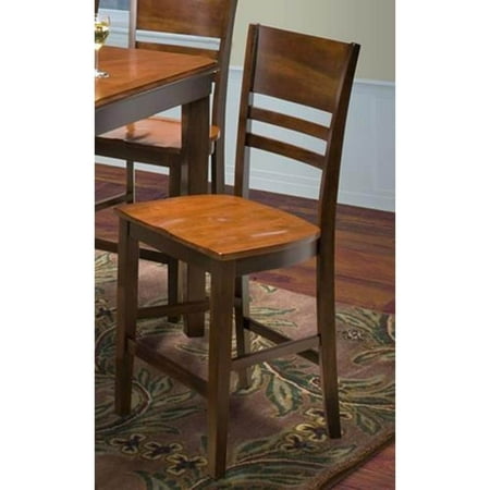 New Classic Furniture Latitudes Ginger and Chestnut Horizontal Counter Chairs (Set of (Best Geiger Counter For Home Use)