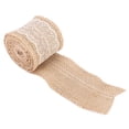 thumbnail image 2 of Delaman Lace Craft, 5Pcs 2m Práctico Cordón Cinta Lino Exquisito Rollo Duradero Decoración de Bricolaje para Bodas, Fiestas de cumpleaños(Blanco), 2 of 8