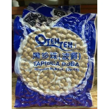 Taiwanese Tapioca Pearl Boba Bubble - 5 LBS, Authentic Boba for Bubble Tea, Sweet & Chewy, Perfect for Homemade Drinks and Desserts