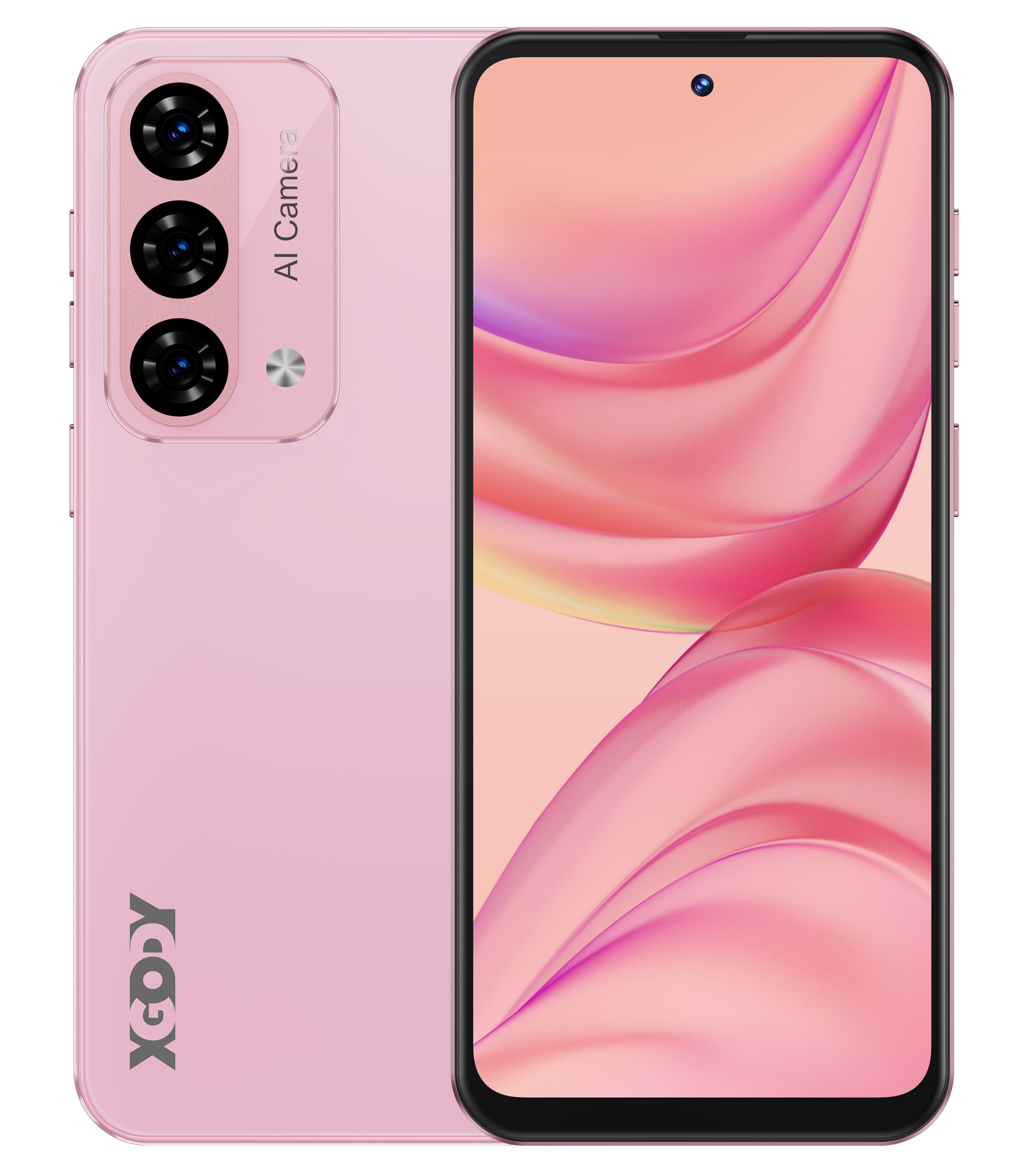 T Mobile Unlocked Smartphones, XGODY 6.79" Unlocked Cell Phone | 4G RAM 128G ROM | 8MP +21MP | 5280 mAh Android Phones | Pink