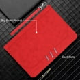 thumbnail image 5 of TECH CIRCLE for 7 Inch Tablet Android 11/12/13/14 Tablet Universal Case with Stand (Portrait/Landscape Viewing Angles)/Hand Strap/Front Pocket/Card Slots, PU Leather Folio Case with Lanyard, Red, 5 of 6