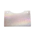 thumbnail image 4 of Naloa Glitter Light Pearl Print Leather Tissue Box Cover Rectangle | Long Tissue Box Cover | Tissue Box Holder | Tissue Holder for Bathroom, 4 of 9