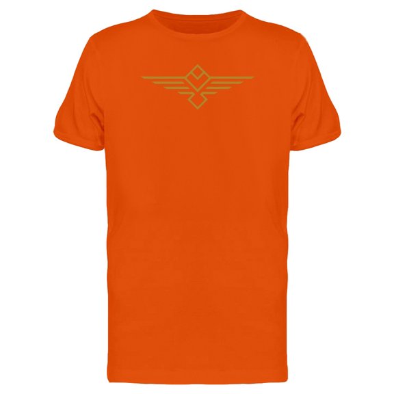Geometric Gold Eagle Shape Tee Men's -Image by Shutterstock