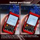 thumbnail image 2 of Probador Portátil Portátil 2in1 Cable de Probador Rojo Multímetro Lcd Pantalla LCD Con Análogos de Fondo Backing Búsqueda Poe Test Cable Emparejamiento Sensibilidad de, 2 of 6